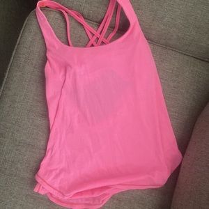 Lululemon Free to Be Serene Pink Tank Size 6